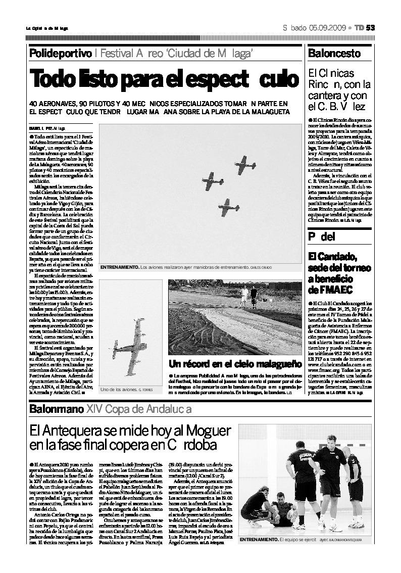  Aeropublicidad en la Opinión de Málaga  