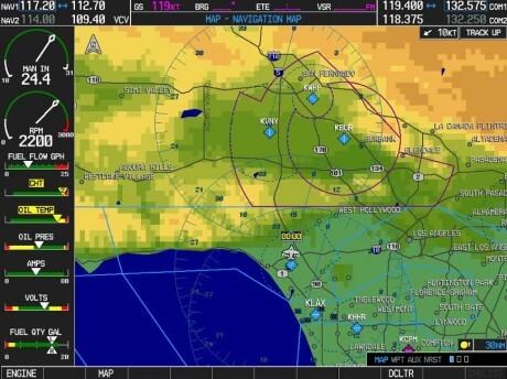 Publicidad aérea control por satelite con GPS